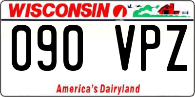 WI license plate 090VPZ