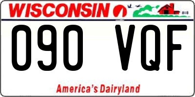 WI license plate 090VQF