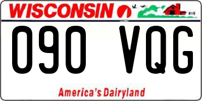 WI license plate 090VQG