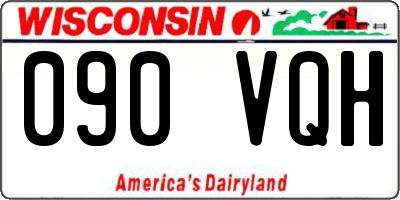 WI license plate 090VQH