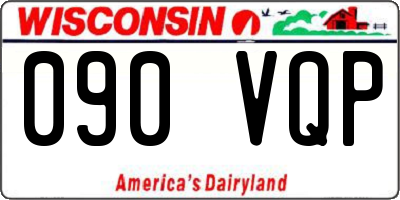 WI license plate 090VQP