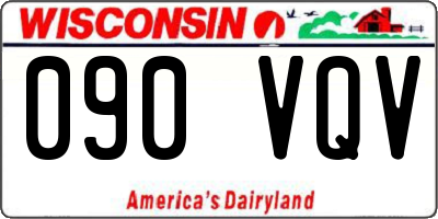 WI license plate 090VQV