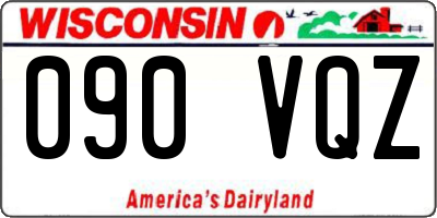 WI license plate 090VQZ