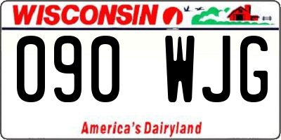 WI license plate 090WJG