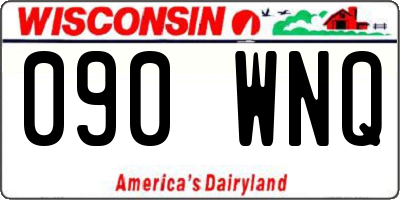WI license plate 090WNQ
