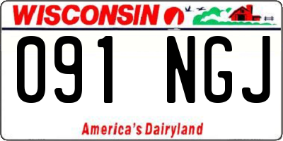 WI license plate 091NGJ