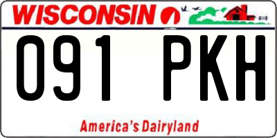 WI license plate 091PKH