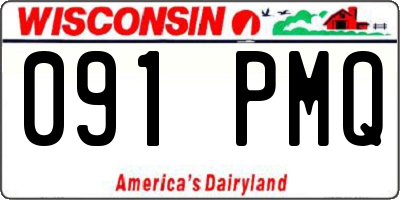 WI license plate 091PMQ