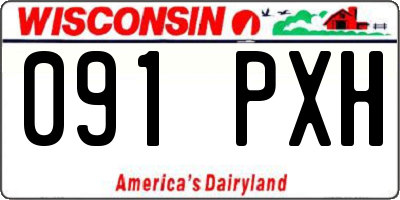 WI license plate 091PXH