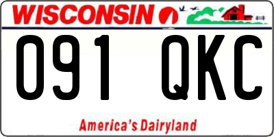 WI license plate 091QKC