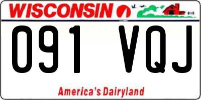 WI license plate 091VQJ