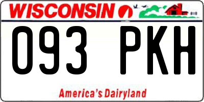 WI license plate 093PKH