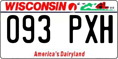 WI license plate 093PXH