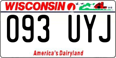 WI license plate 093UYJ