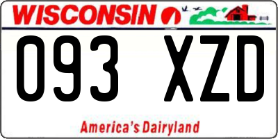WI license plate 093XZD
