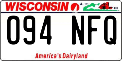 WI license plate 094NFQ