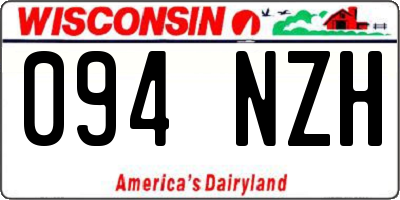 WI license plate 094NZH