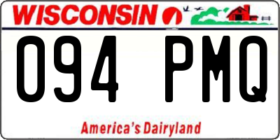 WI license plate 094PMQ