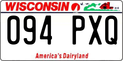 WI license plate 094PXQ