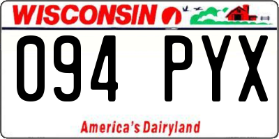 WI license plate 094PYX