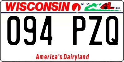 WI license plate 094PZQ
