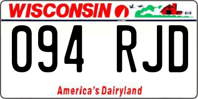 WI license plate 094RJD