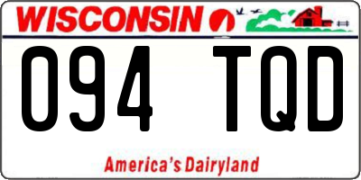WI license plate 094TQD