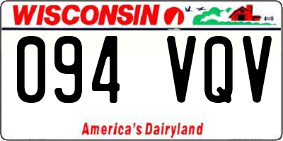 WI license plate 094VQV