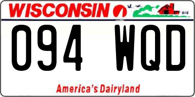 WI license plate 094WQD