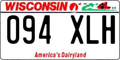 WI license plate 094XLH