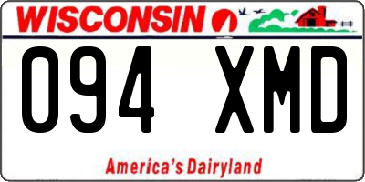 WI license plate 094XMD