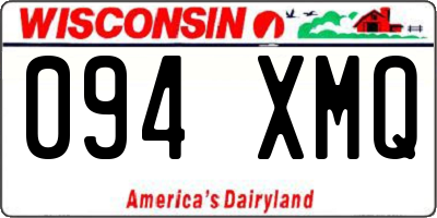 WI license plate 094XMQ