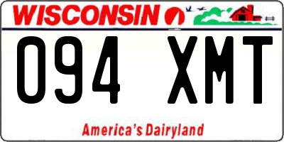 WI license plate 094XMT