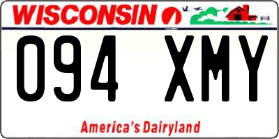 WI license plate 094XMY