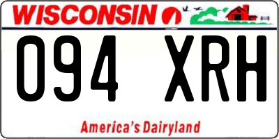 WI license plate 094XRH