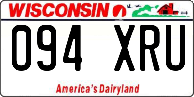 WI license plate 094XRU