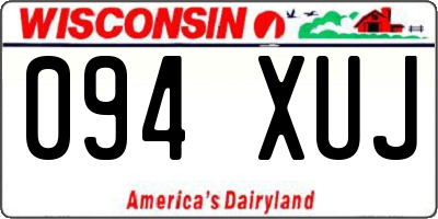 WI license plate 094XUJ