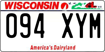 WI license plate 094XYM