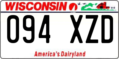 WI license plate 094XZD