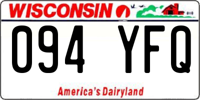 WI license plate 094YFQ