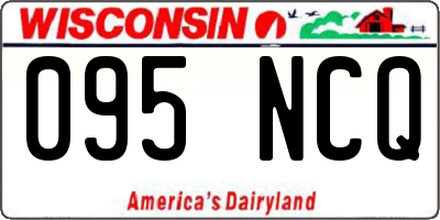 WI license plate 095NCQ