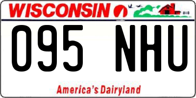 WI license plate 095NHU