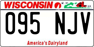 WI license plate 095NJV