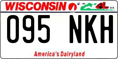 WI license plate 095NKH