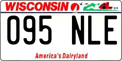 WI license plate 095NLE