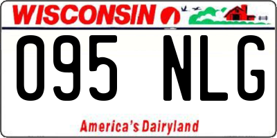 WI license plate 095NLG