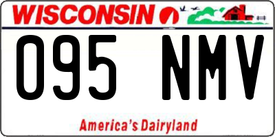 WI license plate 095NMV