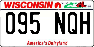 WI license plate 095NQH