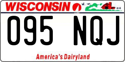 WI license plate 095NQJ