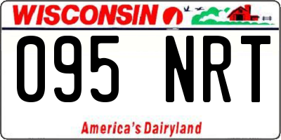 WI license plate 095NRT